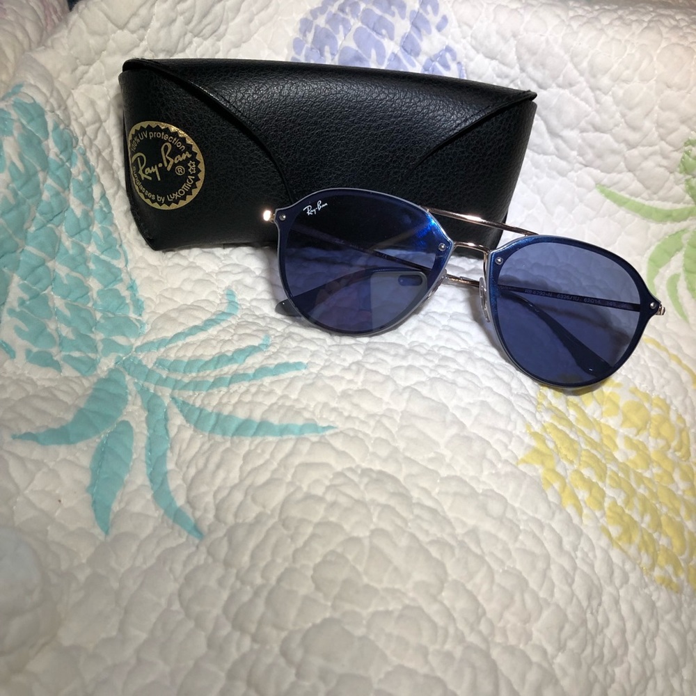 RAY BAN®️ Blaze Double Bridge Polarized Sunglasses